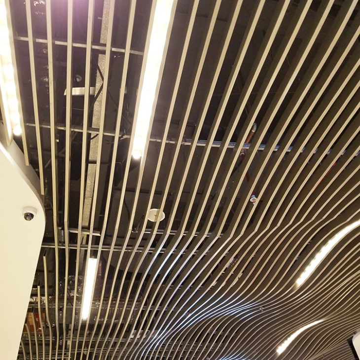 Aluminium Baffle Ceiling