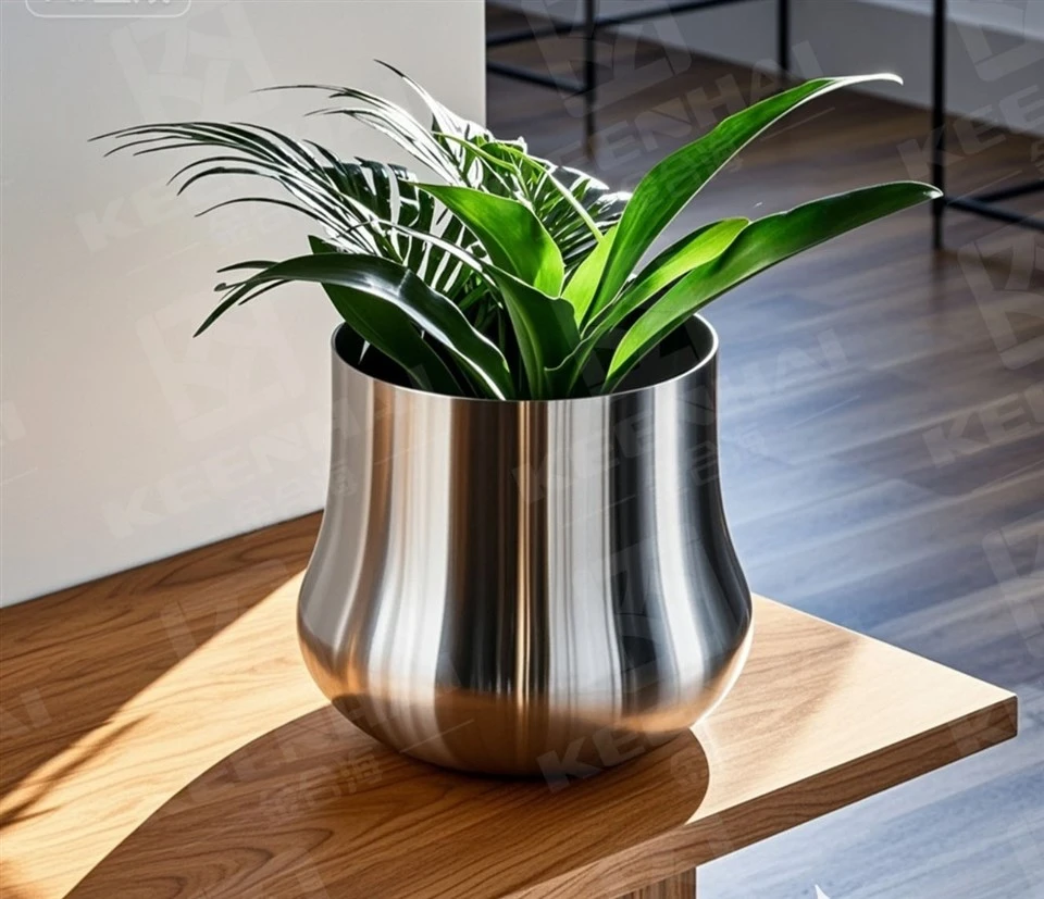 Customized Stainless Steel Flower Pot factory